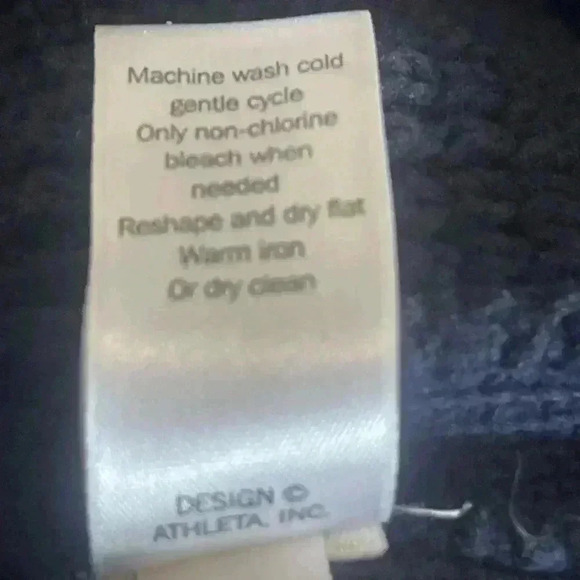 Athleta Knit Navy Blue Tank Top High-Low Hem Size XS - Picture 4 of 10